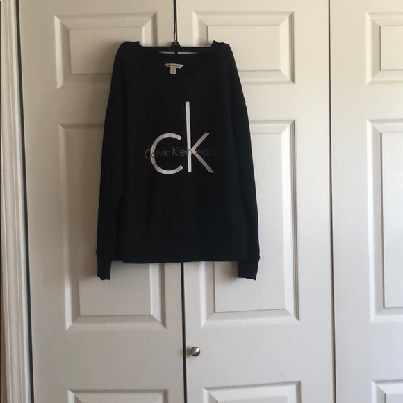 grey calvin klein sweater